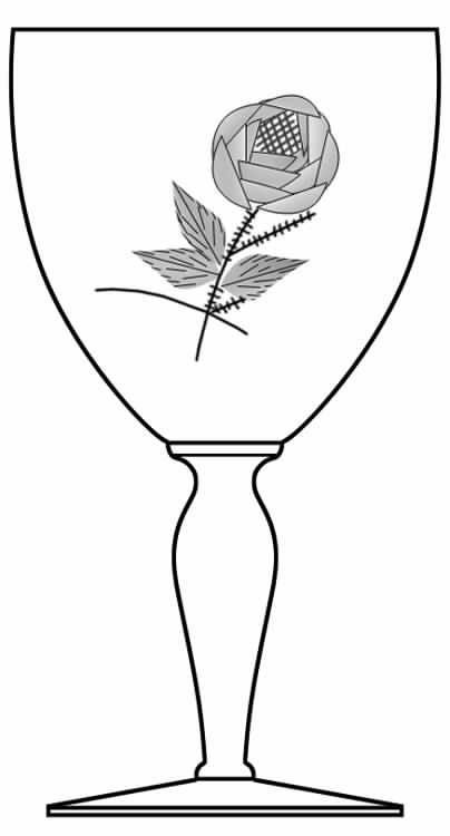 TSH1 Water Goblet by Treasure House Crystal-1