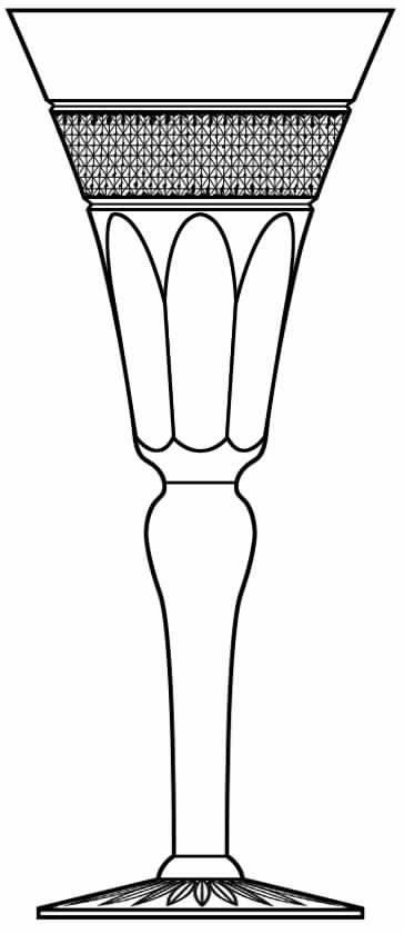 Castile Water Goblet by Tudor-1