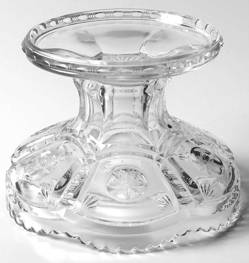 Frost Crystal Clear Punch Bowl Stand by Tarentum-1