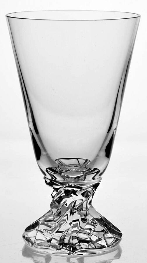 Rock Cut Water Goblet by Tiffany-1