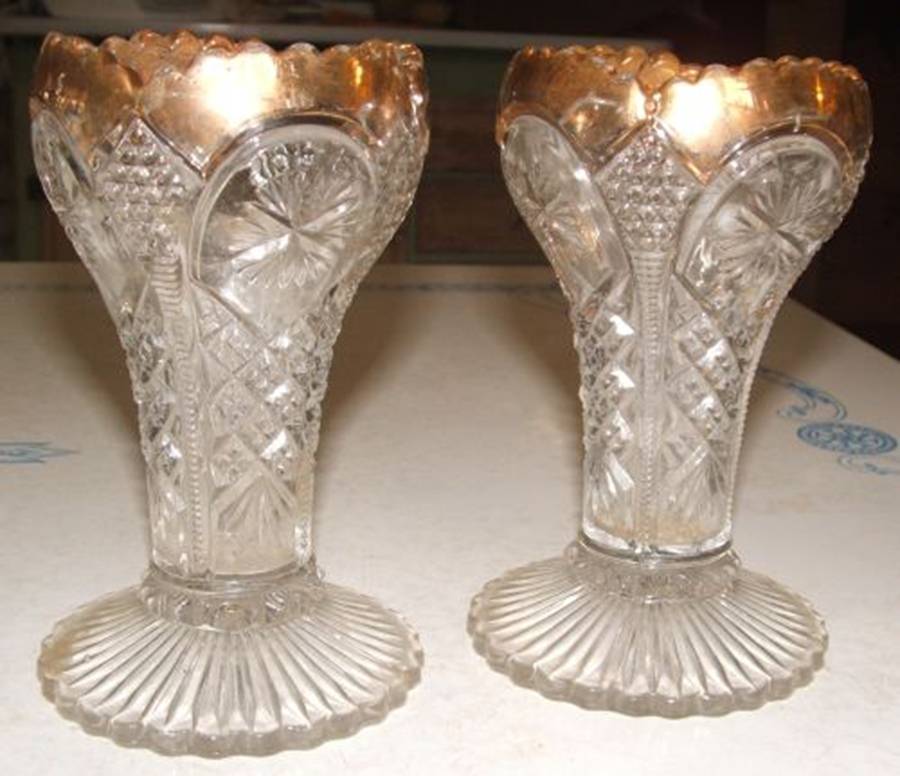 Ornate Star 5" Flower Vase by Tarentum-1