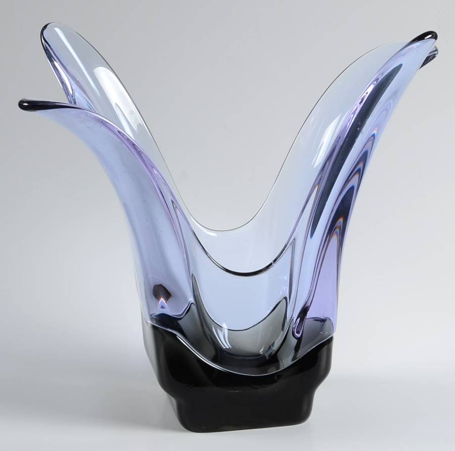 Empress Twilight Smoke (Giftware) 9" Flower Vase by Tiffin-Franciscan-1