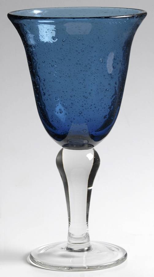 Corsica Blue Water Goblet by Tabletops Unlimited-1