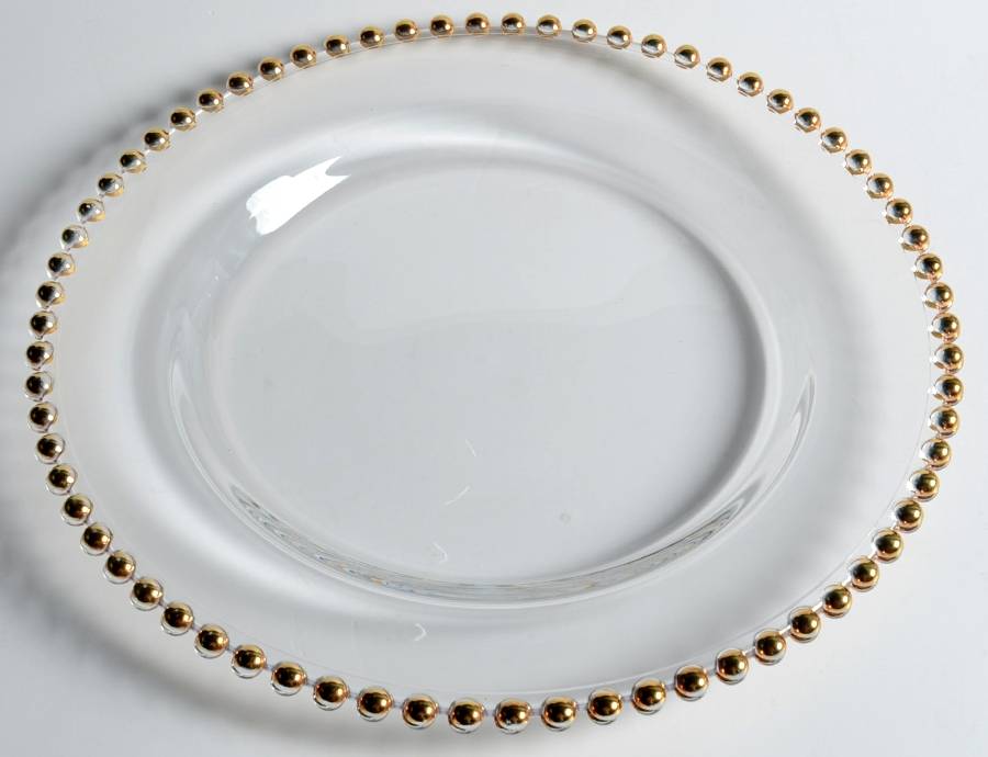 Belmont Gold Dinner Plate by Ten Strawberry St-1