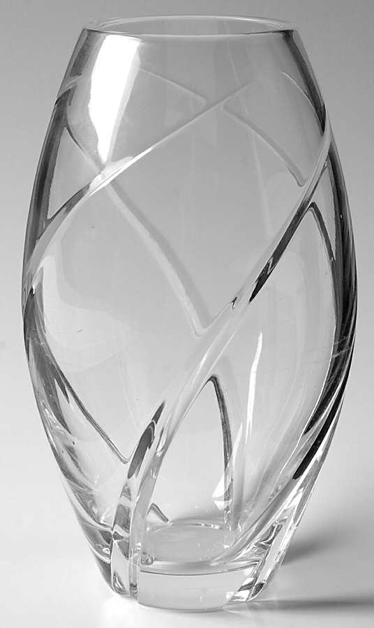 Swirl Optic 8" Flower Vase by Tiffany-1
