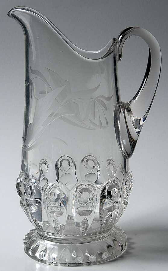 Torpedo Etched Floral 40 Oz Pitcher by Thompson-1