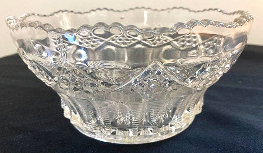 Ladder with Diamonds 6" Round Bowl by Tarentum-1