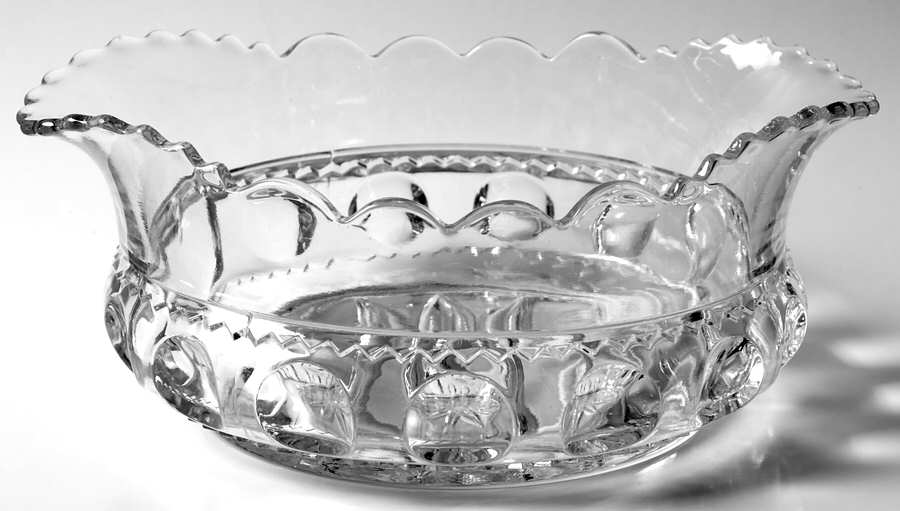 King's Crown Clear 9" Large Fruit Bowl by US Glass-1