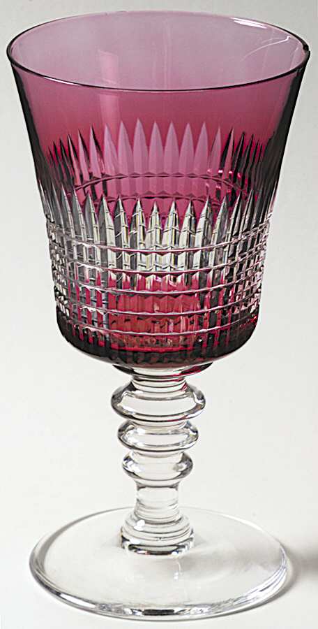 Renaissance Ruby Water Goblet by Dorflinger-1