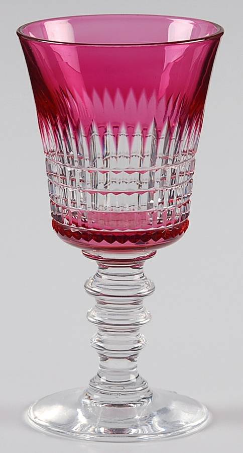 Renaissance Ruby Wine Glass by Dorflinger-1