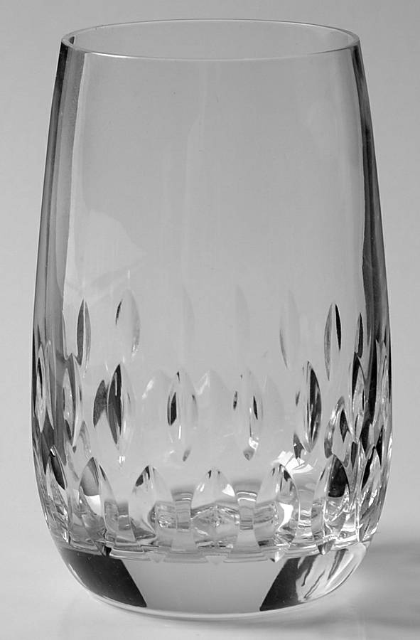 CM61 8 Oz Flat Tumbler by Comtesse Crystal-1