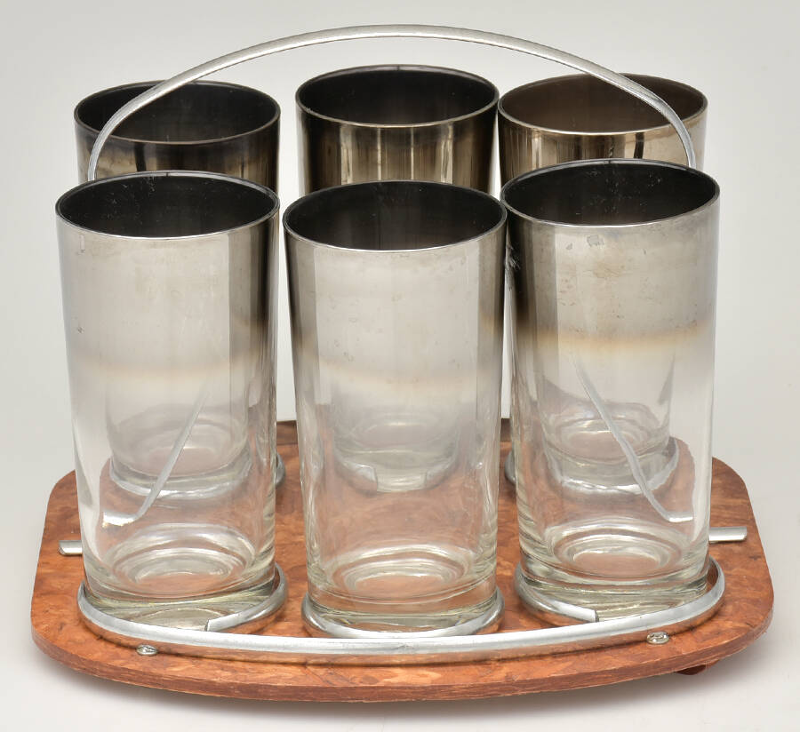 VIQ2 (Set of 6) Highball & Caddy by Vitreon-1
