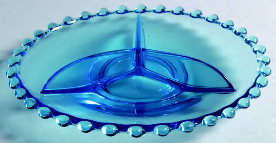BOC2274 Turquoise Blue 7" Round 3 Part Relish by Bohemia Crystal-1