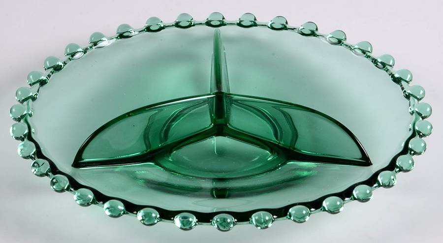 BOC2274 Teal 7" Round 3 Part Relish by Bohemia Crystal-1