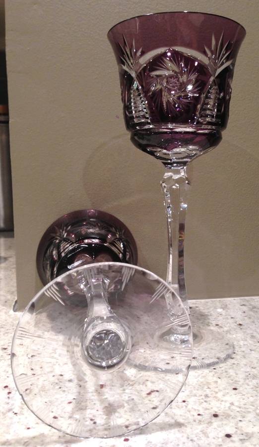 KKR1 Amethyst Water Goblet by Kkz Crystal-1