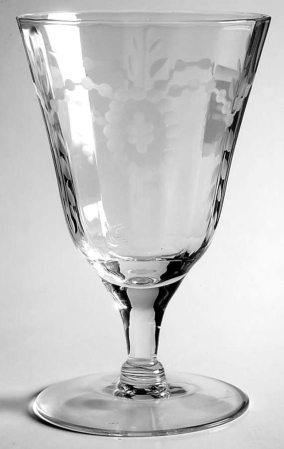 UNK7046 Low Water Goblet by Unknown Manufacturer-1