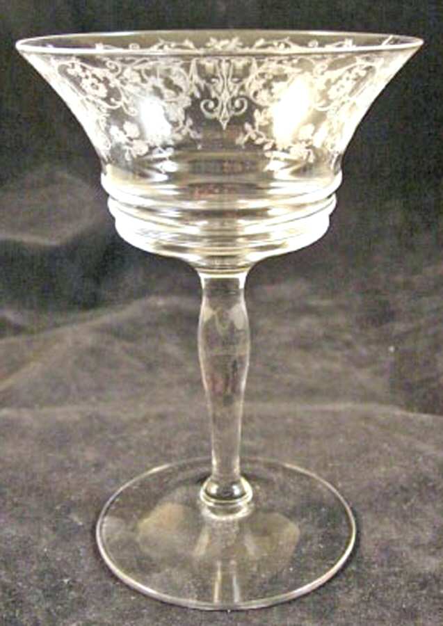 LA FLEUR Champagne/Tall Sherbet by Cambridge-1