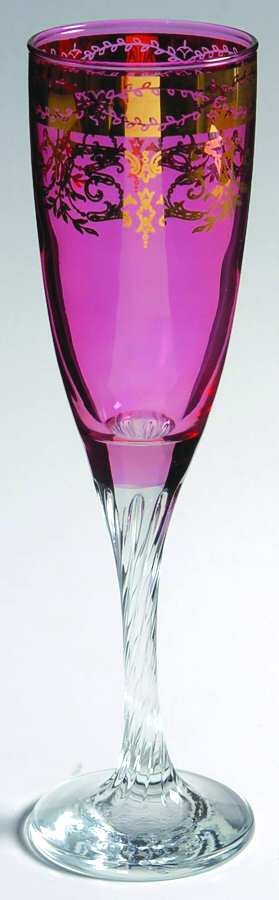 UNK9224 Gold Fluted Champagne by Unknown Manufacturer-1
