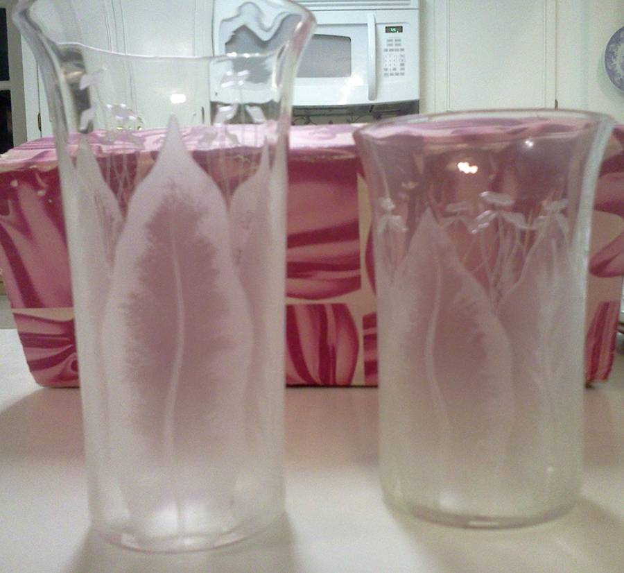 Lily Flat Tumbler by Dorflinger-1