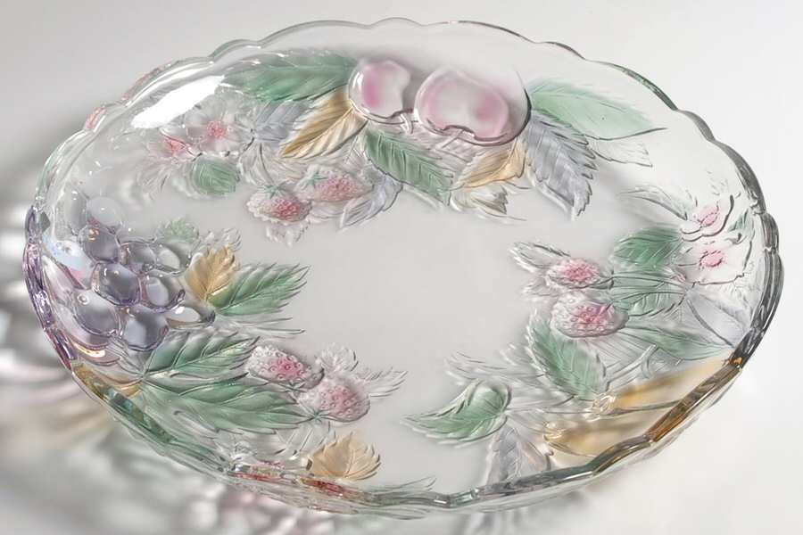 Wild Orchard 14" Round Platter by Savoir Vivre-1