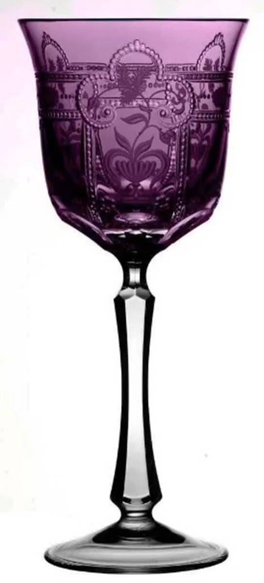 Imperial Amethyst Water Goblet by Varga-1