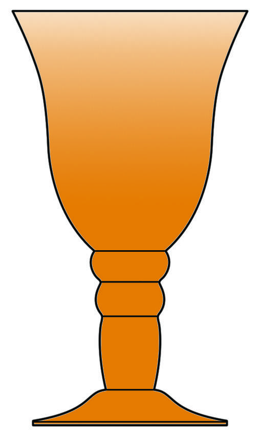 Classic Amber Water Goblet by Vietri-1