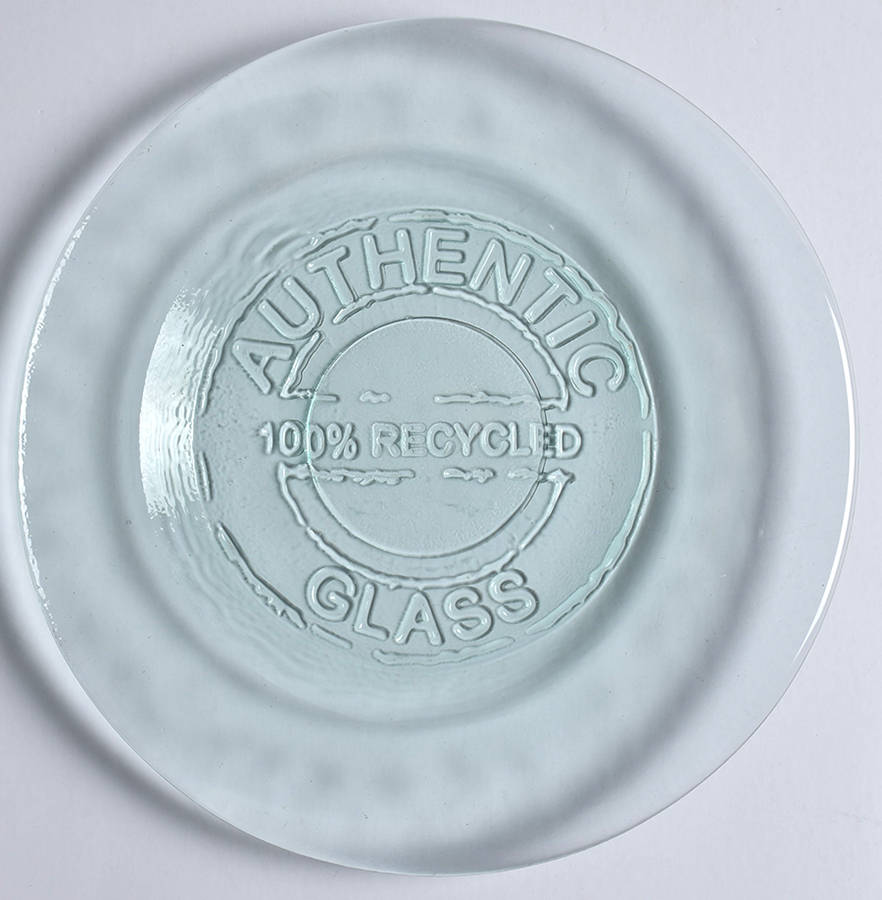Authentic Recycled Salad Plate by Vidrios San Miguel-1