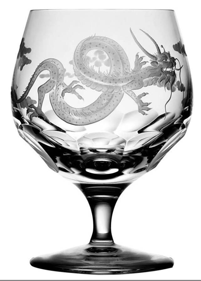 Year of the Dragon Brandy Glass by Varga-1