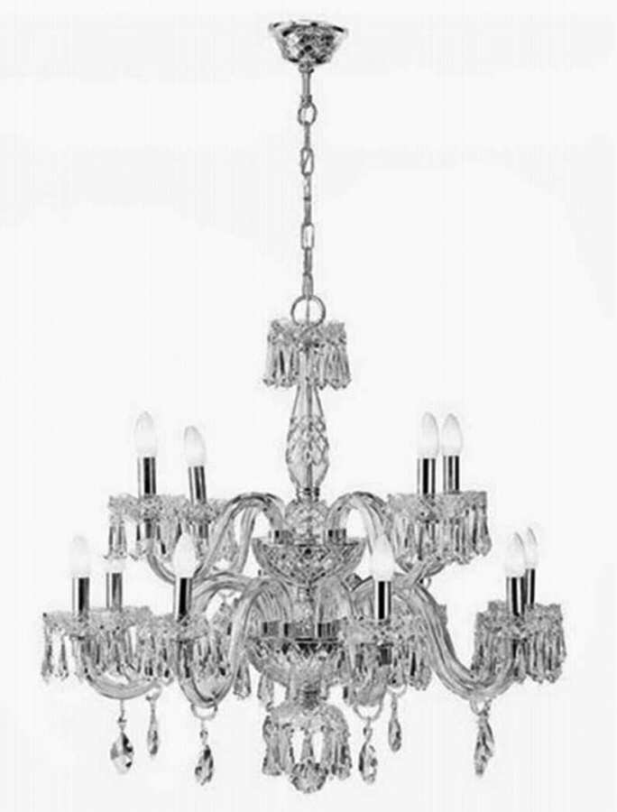 Diamond 9 Arm Chandelier by Vista Alegre-1