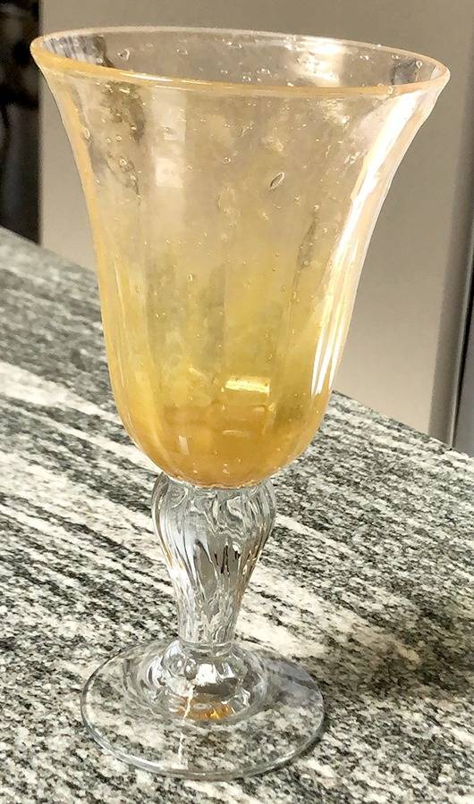 Honey Water Goblet by Val de Pome (Saba)-1