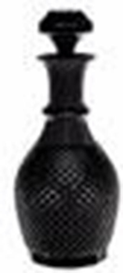 Bicos Frosted Black Decanter & Stopper by Vista Alegre-1
