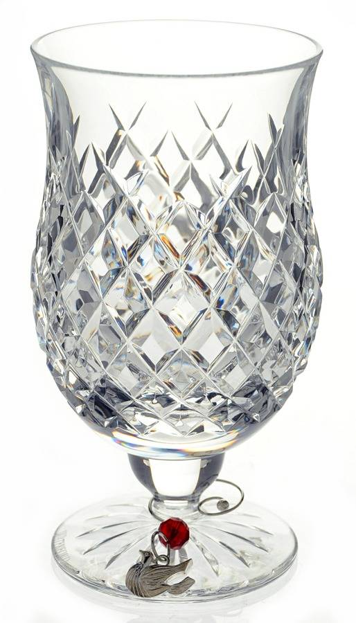 Alana Punch Glass & Twelve Days of Christmas Charm by Waterford Crystal-1