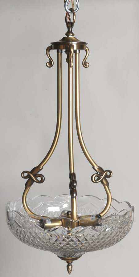 Ashbourne (Cut) Pendant Ceiling Lamp by Waterford Crystal-1