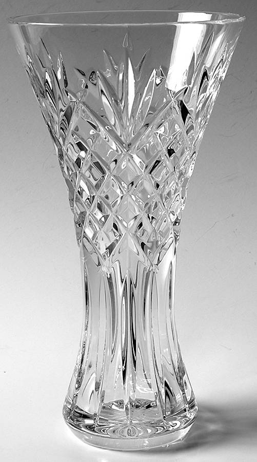 Ashbourne (Cut) 10" Flower Vase by Waterford Crystal-1