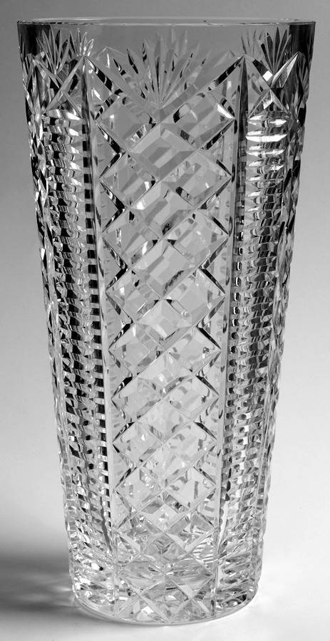 Clare (Cut) 12" Flower Vase by Waterford Crystal-1