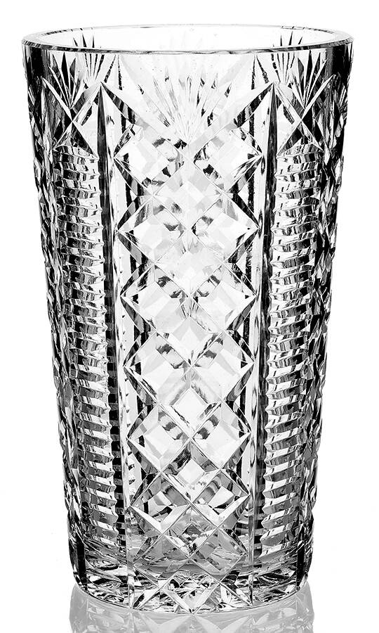 Clare (Cut) 10" Flower Vase by Waterford Crystal-1