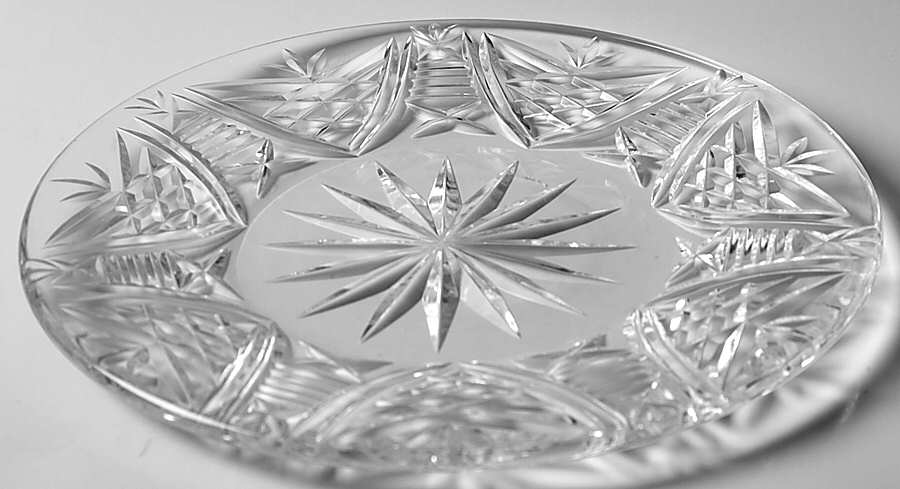 Clare (Cut) Luncheon Plate by Waterford Crystal-1