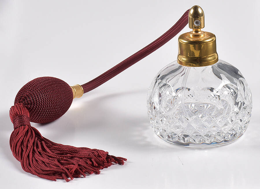 Colleen Short Stem (Cut) Perfume Atomizer by Waterford Crystal-1
