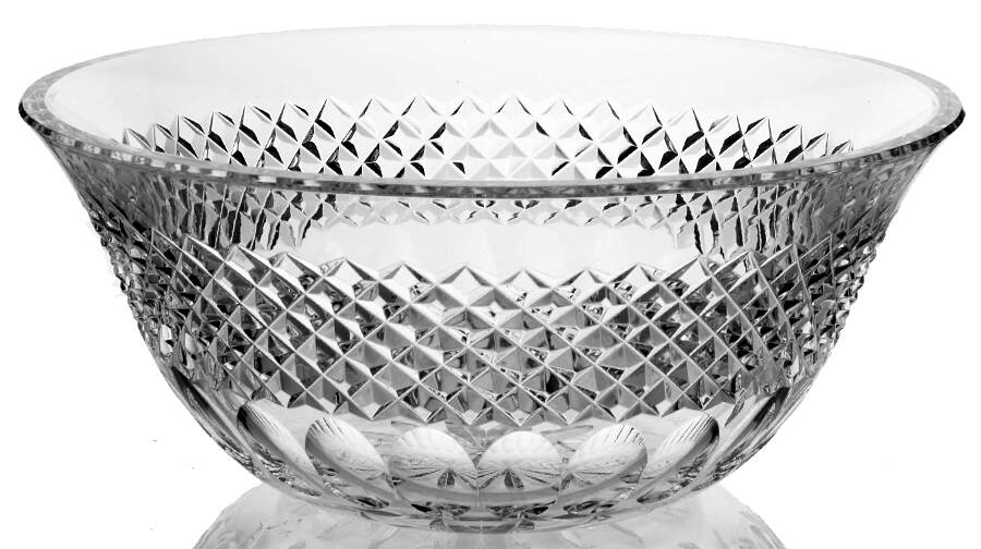 Colleen Short Stem (Cut) 9" Round Bowl by Waterford Crystal-1
