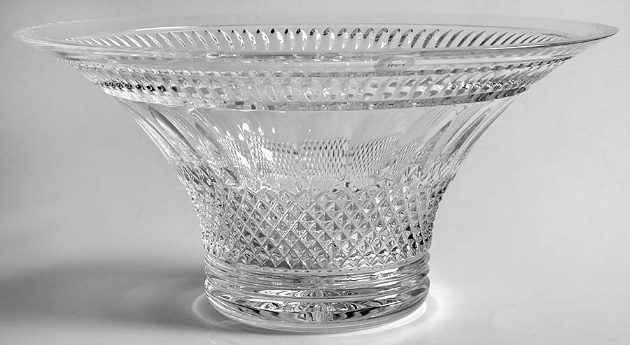 Colleen Short Stem (Cut) 11" Round Bowl by Waterford Crystal-1
