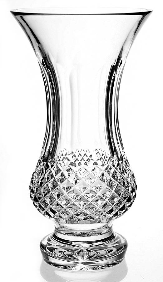 Colleen Short Stem (Cut) 9" Footed Vase by Waterford Crystal-1