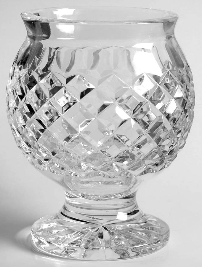 Comeragh (Cut) 6" Footed Vase by Waterford Crystal-1