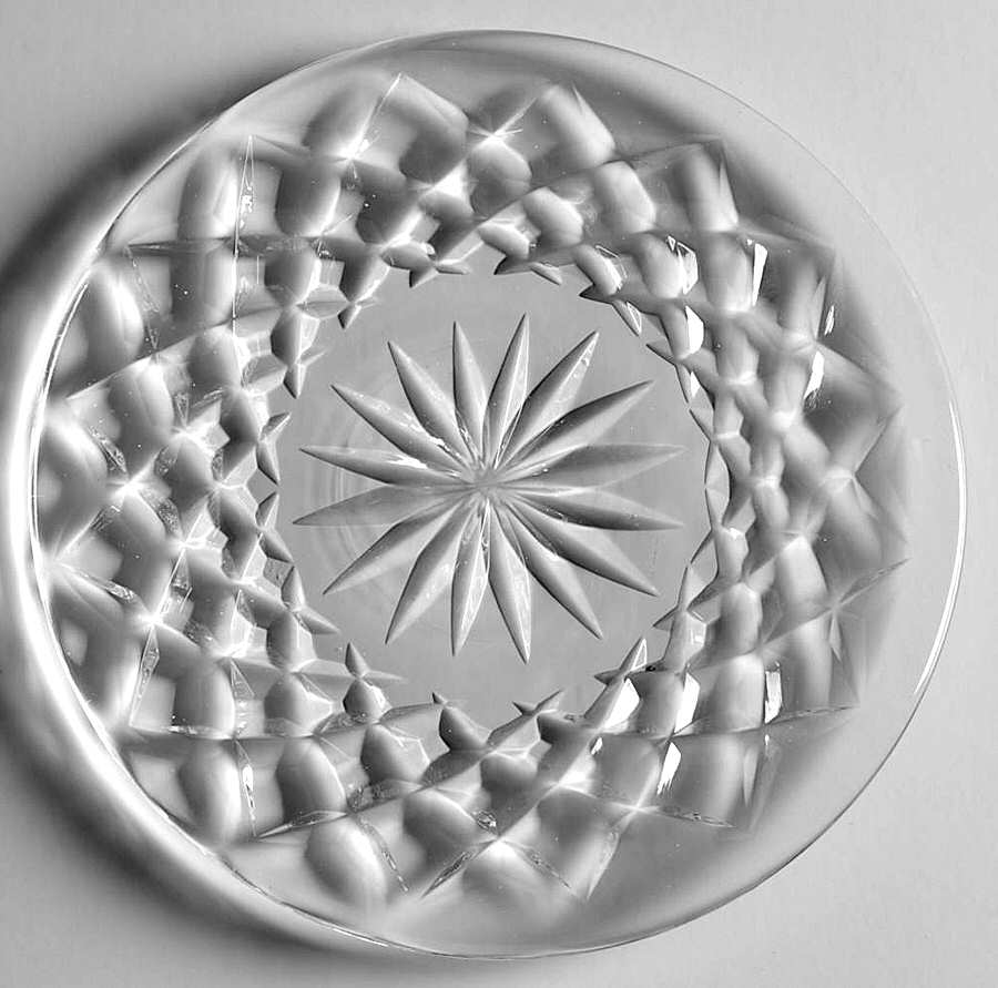 Comeragh (Cut) Bread & Butter Plate by Waterford Crystal-1