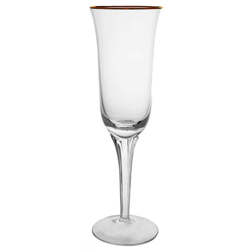 Eternity Gold Fluted Champagne by Waterford Crystal-1