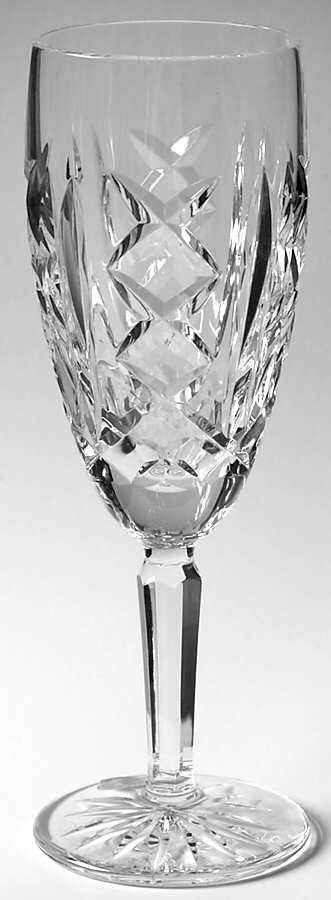 Glengarriff (Cut) Fluted Champagne by Waterford Crystal-1