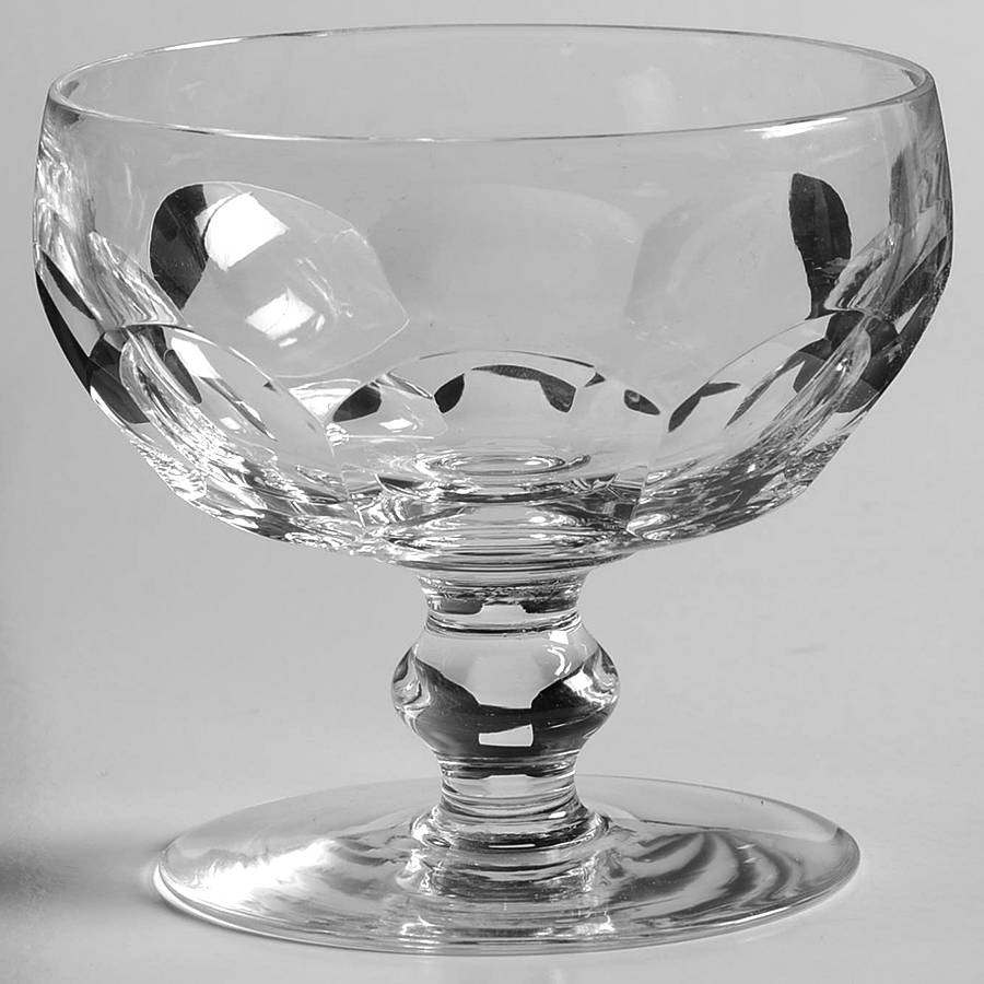 Kathleen (Cut) Champagne/Tall Sherbet by Waterford Crystal-1