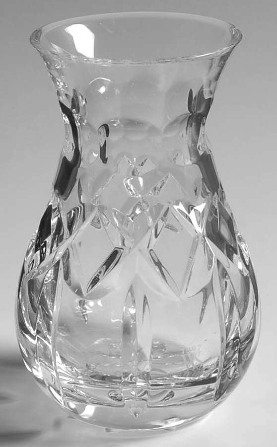 Kerry (Older, Ball Stem) 4" Posy Vase by Waterford Crystal-1