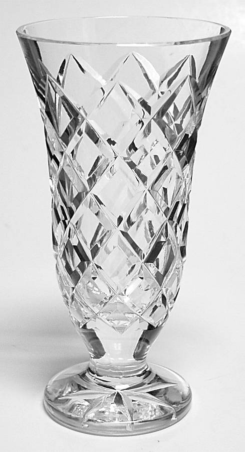 Kinsale (Cut) 7" Flower Vase by Waterford Crystal-1