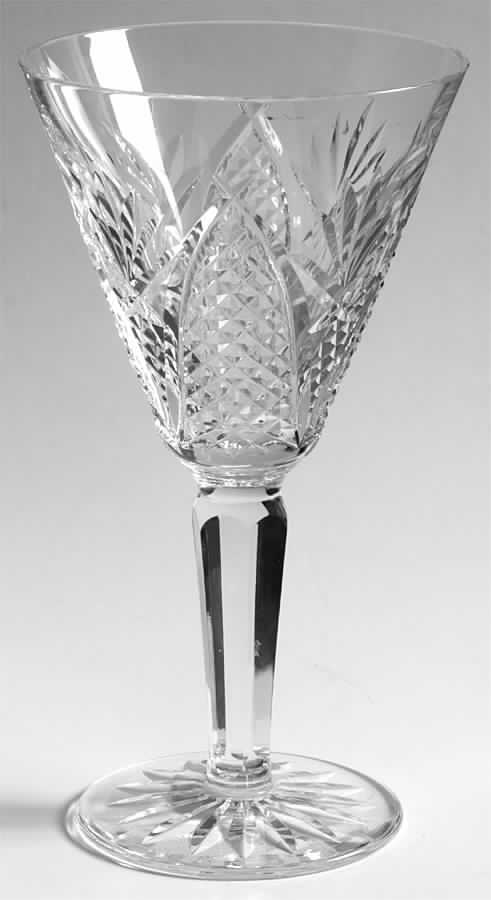 Mooncoin (Cut) Water Goblet by Waterford Crystal-1