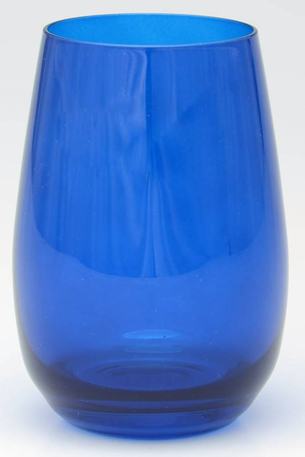 Vintage Blue Stemless Wine by Waterford Crystal-1